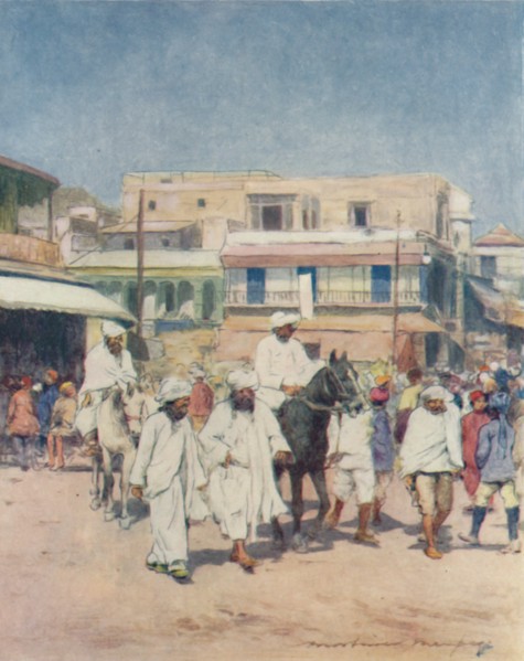 'Native Chiefs in Delhi', 1905. Artist: Mortimer Luddington Menpes.
