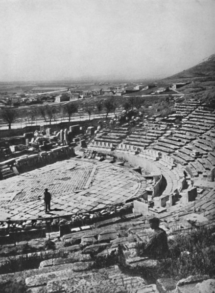 'The Theater of Dionysus on the southern slope of Acropolis', 1913. Artist: Unknown.