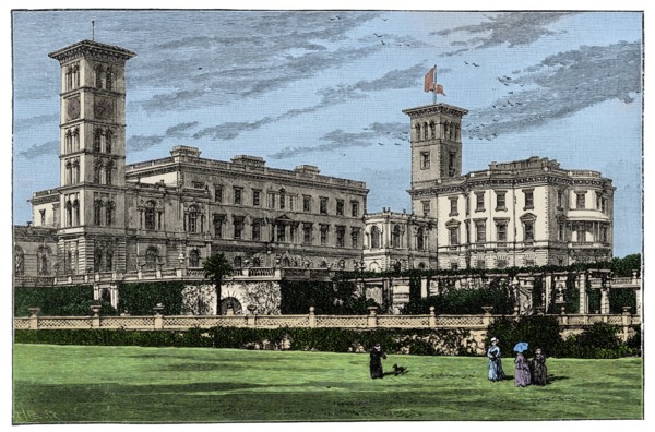 Osborne House, Isle of Wight, 1900. Artist: Unknown.