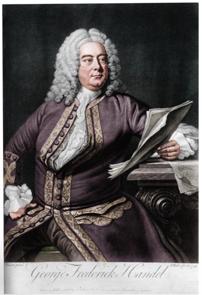George Frideric Handel, German-born British Baroque composer, 1749. Artist: John Faber the Younger.