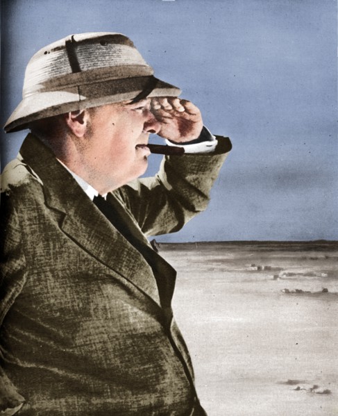 'Mr. Churchill Spies the Enemy', 1943.  Artist: Unknown.