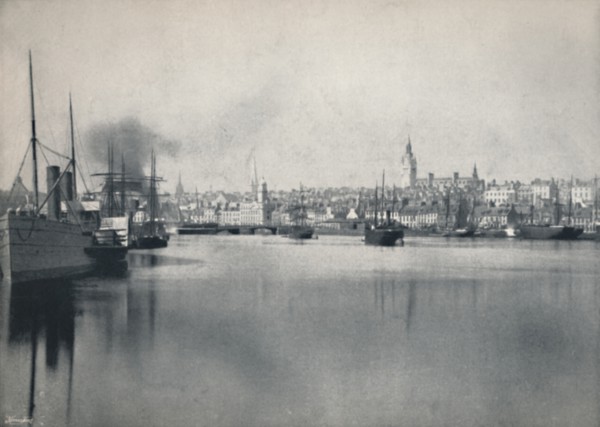 'Aberdeen - General View from the River', 1895. Artist: Unknown.