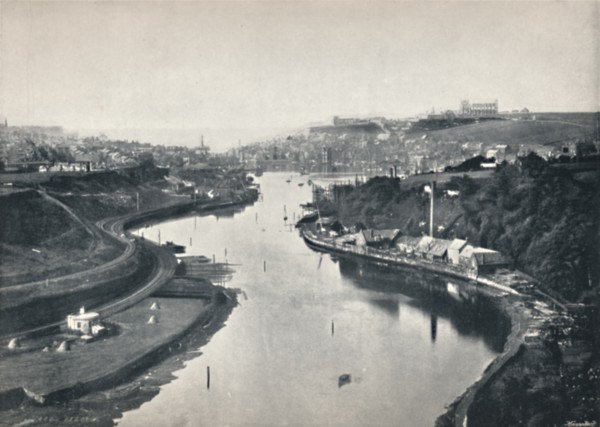 'Whitby - General View of the Town', 1895. Artist: Unknown.