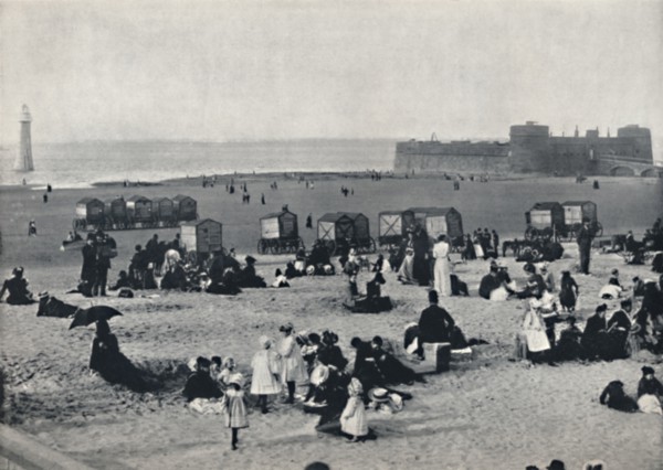 'New Brighton - Showing the Port and the Lighthouse', 1895. Artist: Unknown.