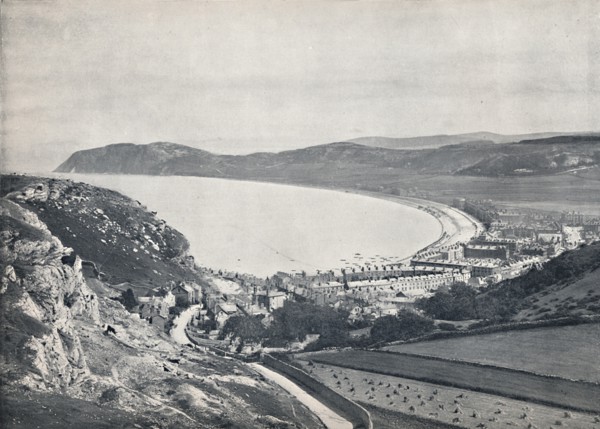 'Llandudno - Looking Down from the Mountain', 1895. Artist: Unknown.