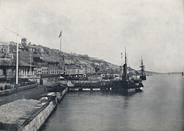 'Queenstown - Looking Along the Shore', 1895. Artist: Unknown.
