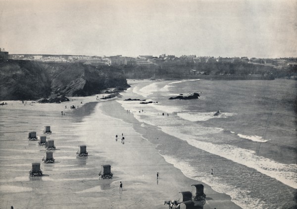 'Newquay - A Quiet Bathing-Place', 1895. Artist: Unknown.