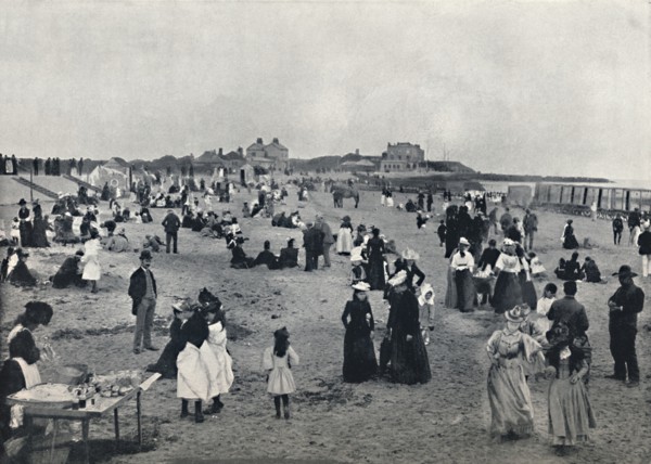 'Walton-on-the-Naze - Scene on the Beach', 1895. Artist: Unknown.