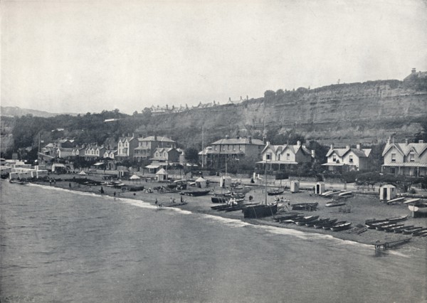 'Shanklin - View of the Beach and the Heights', 1895. Artist: Unknown.