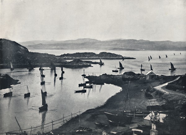 'Tarbert - Fishing Boats Going Out', 1895. Artist: Unknown.