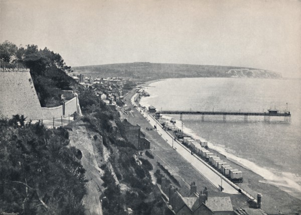 'Sandown - From the Cliffs', 1895. Artist: Unknown.