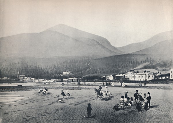 'Newcastle, Co. Down. - The Strand, with Slieve Donard', 1895. Artist: Unknown.