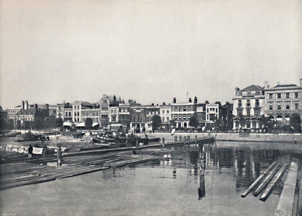 'Portsmouth - The Hard', 1895. Artist: Unknown.