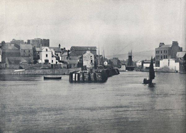 'Castletown - From the Pier, Showing the Castle of Rushen', 1895. Artist: Unknown.