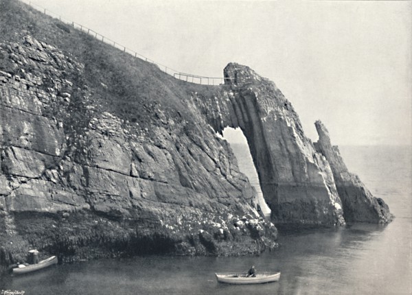 'Torquay - The Natural Arch (London Bridge)', 1895. Artist: Unknown.