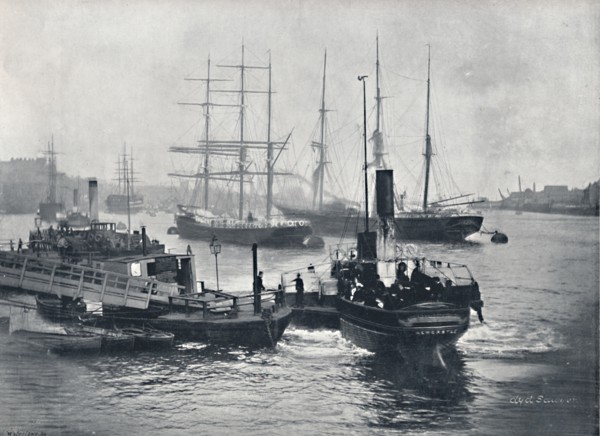 'Newcastle-On-Tyne - View on the Tyne', 1895. Artist: Unknown.
