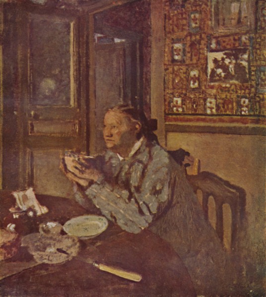 'Woman with a bowl (About 1897)', c1897, (1946). Artist: Edouard Vuillard.