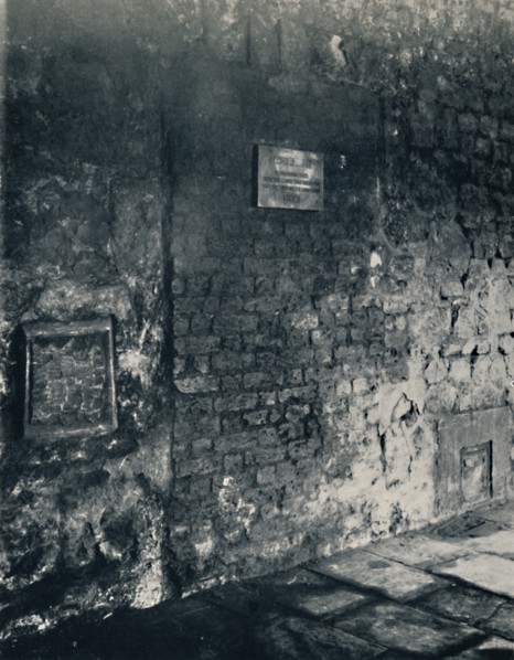 Charterhouse. Food-Hatch and Doorway of a Monk's Cell, in the Cloister', 1925. Artist: Unknown.