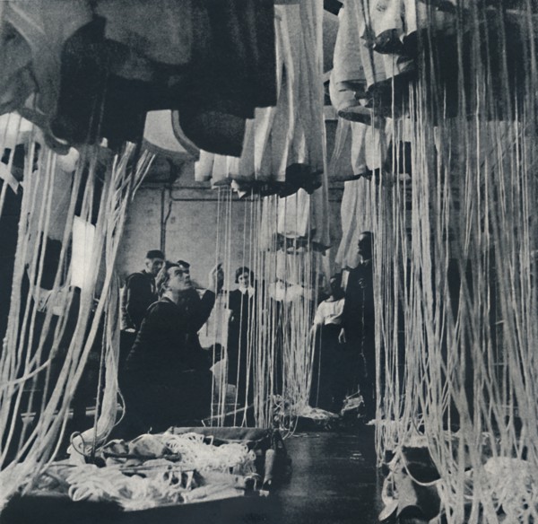 'Loom of life (testing parachutes for the Fleet Air Arm', 1941. Artist: Cecil Beaton.
