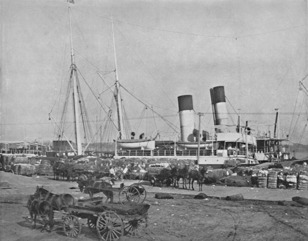 'A Cotton Steamer at New Orleans', 19th century. Artist: Unknown.