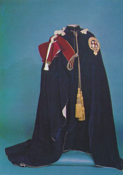 'Robes of the Order of the Garter', 1953. Artist: Unknown.