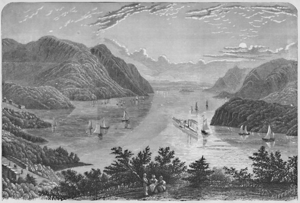 'View of the Hudson from the Vicinity of West-Point', 1883. Artist: Littell.