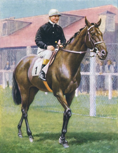 Fair Copy, Jockey: R. Perryman', 1939. Artist: Unknown.