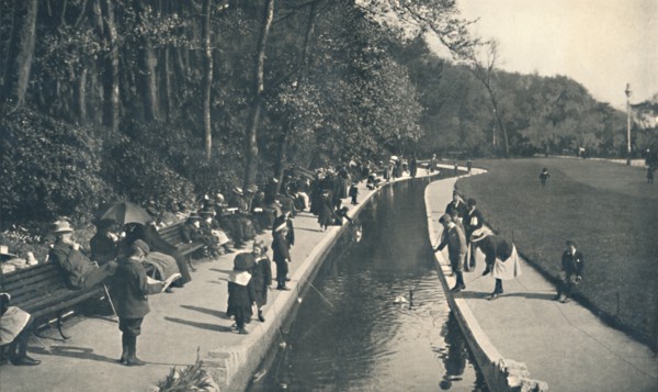 'The Brook, Lower Gardens', c1910. Artist: Unknown.