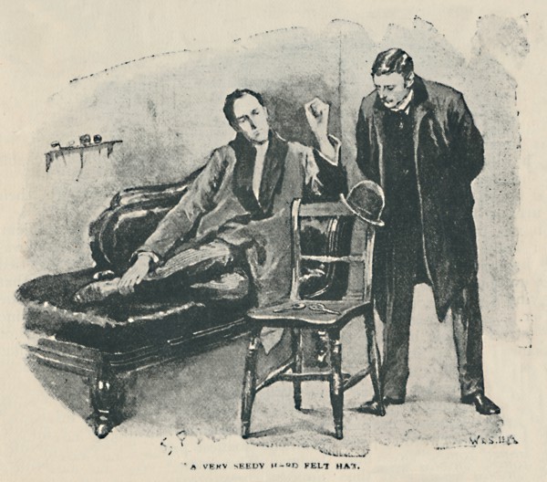 'A Very Seedy Hard Felt Hat', 1892. Artist: Sidney E Paget.
