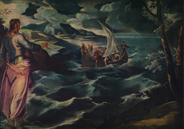 'Christ at the Sea of Galilee', c1575-1580.. Artist: Jacopo Tintoretto.