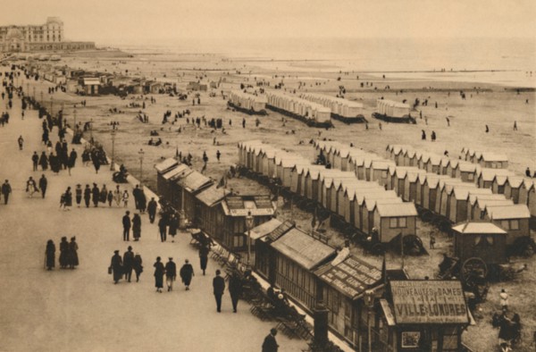 'View of the Esplanade towards the Palace Hotel and Cabins',  c1928. Artist: Unknown.