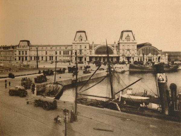 'The Harbour Station',  c1928. Artist: Unknown.