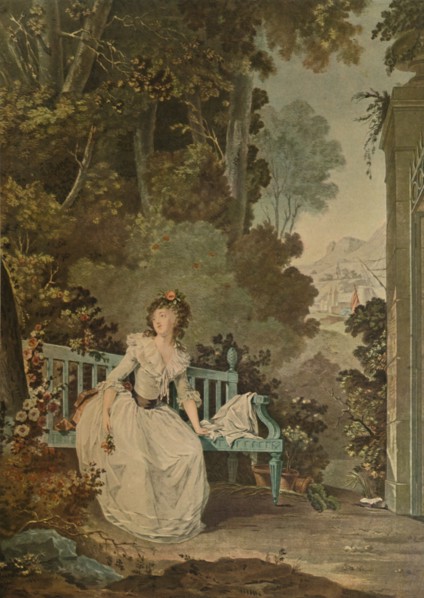 'Madame Dugazon', 1770, (1913). Artist: Jean Francois Janinet.