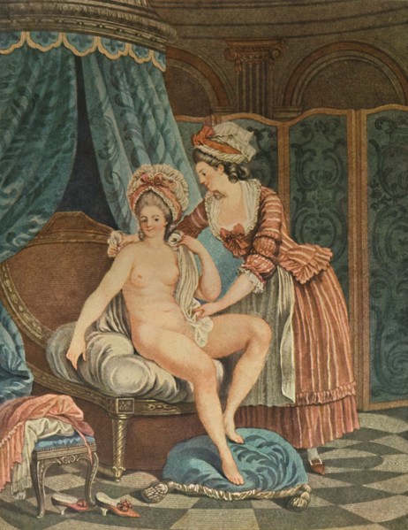 'Le Bain', (The Bath), c1765-1790, (1913). Artist: Louis Marin Bonnet.