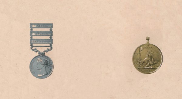 'Medals for Battles in India', c1911th century. Artist: Unknown.