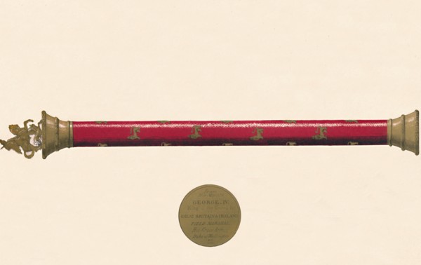 'Wellington?s Field Marshal?s Baton', c19th century. Artist: Unknown.