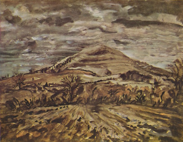 'Hambledon Hill, Dorset', 1946. Artist: John Piper.