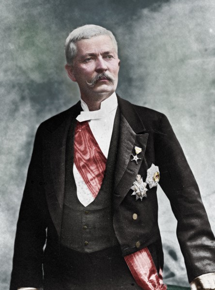 Henry Morton Stanley, Welsh journalist and explorer, late 19th or early 20th century. Artist: Unknown.