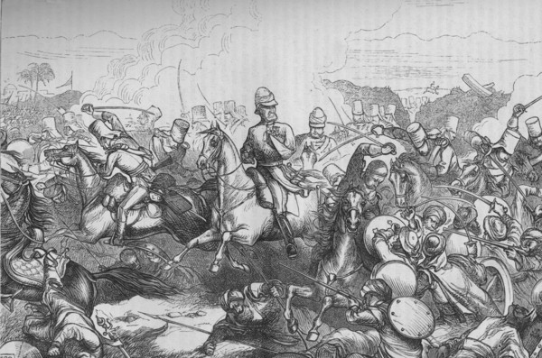 'Thackwell at Sobraon', c1880. Artist: T.S.S.