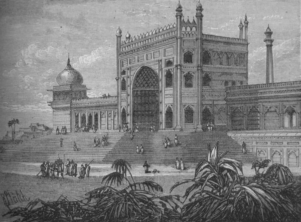 'The Palace at Delhi', c1880. Artist: Unknown.