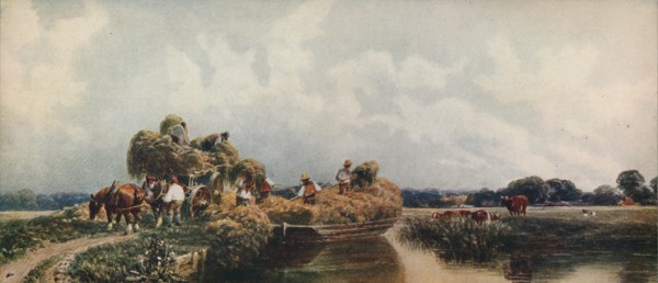 'Roman Canal, Lincolnshire', c1840, (c1915). Creator: Peter de Wint.