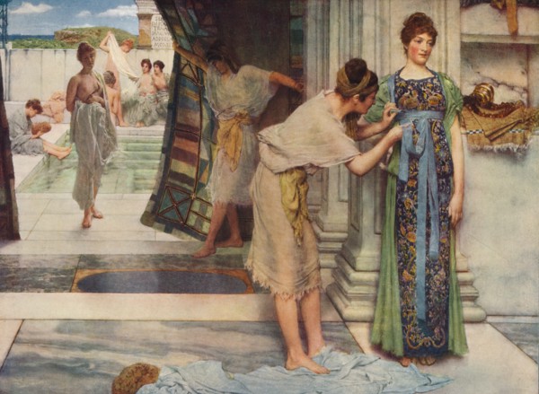 'The Frigidarium', 1890, (c1915). Artist: Sir Lawrence Alma-Tadema.