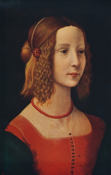 'Portrait of a Girl', c1490, (c1915). Artist: Unknown.