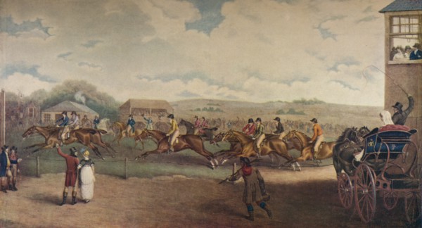 'The Bibury Meeting', early 19th century, (1922). Artist: C Turner.