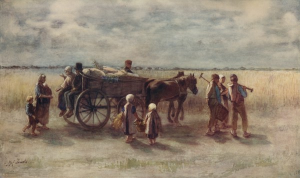 'Potato Harvest', 1844, (c1915). Artist: Jozef Israels.
