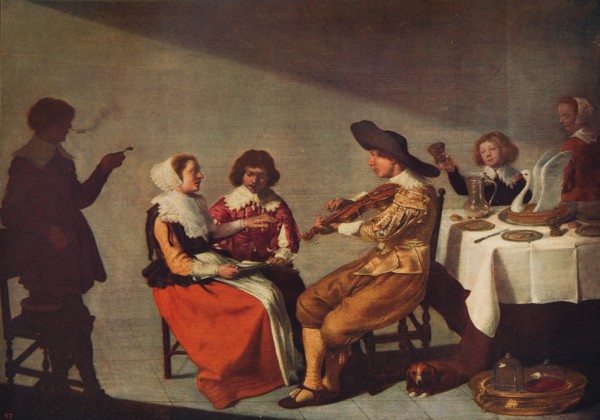 'A Musical Party', 1631, (c1915). Artist: Jacob van Velsen.