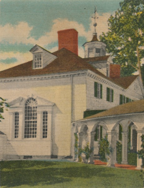 'Mansion, view of the north end', 1946. Artist: Unknown.