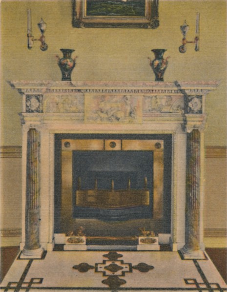 'The Banquet Hall Mantel', 1946. Artist: Unknown.