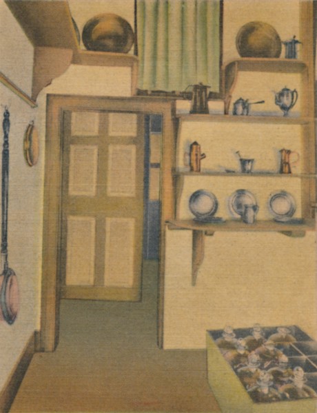 'The Butler's Pantry', 1946. Artist: Unknown.