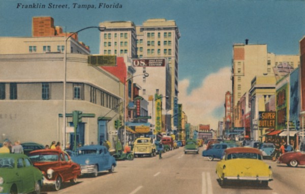 'Franklin Street, Tampa, Florida', c1940s. Artist: Unknown.
